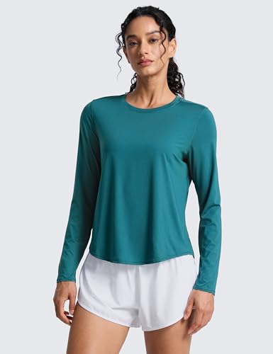 Image of CRZ YOGA Lightweight Crewneck Long Sleeve Top