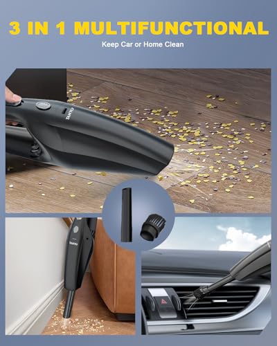 TANYO FA10BS Cordless Handheld Car Vacuum — 8000PA, Lightweight, Dual 12V Power — view 7