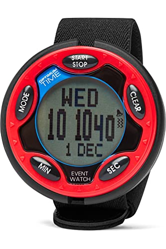 Optimum Time OE Serie 14R Wiederaufladbar Jumbo Event Uhr OE1466R - Red