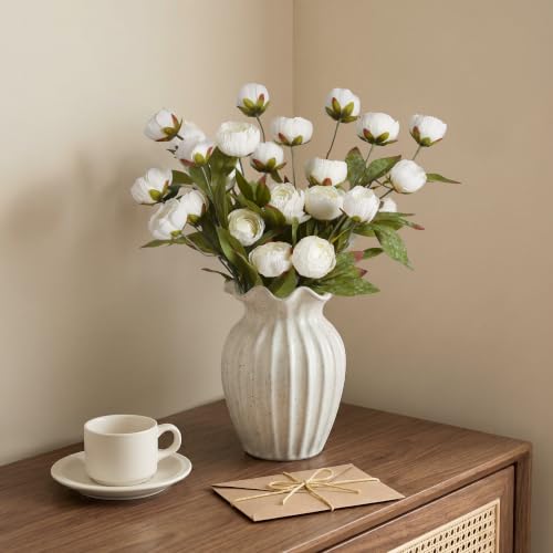 InnoGear 6 Pcs 27.36" Faux Peonies Artificial Flowers - image 6