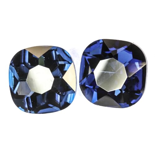 Potomac Crystal Cushion Stones - Montana 18mm | Pack of 2