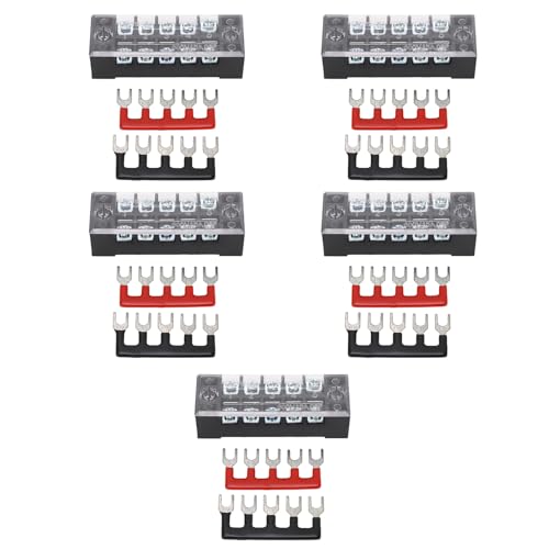 Bloc de distribution d'énergie 600V 15A à vis pour circuit