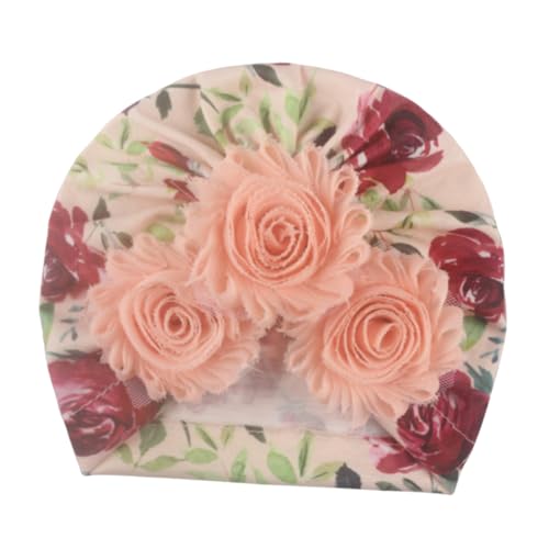 WOFASHPURET 6 Piezas Diademas para Recién Nacidos Turbantes Recién Nacidos Gorro De Turbante Sombrero De Niña Sombrero De Bebé De Flores