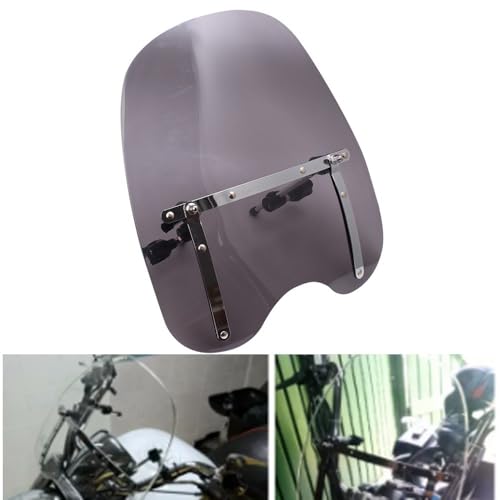 Déflecteur vent pare-brise moto réglable pour éliminer la fatigue en route