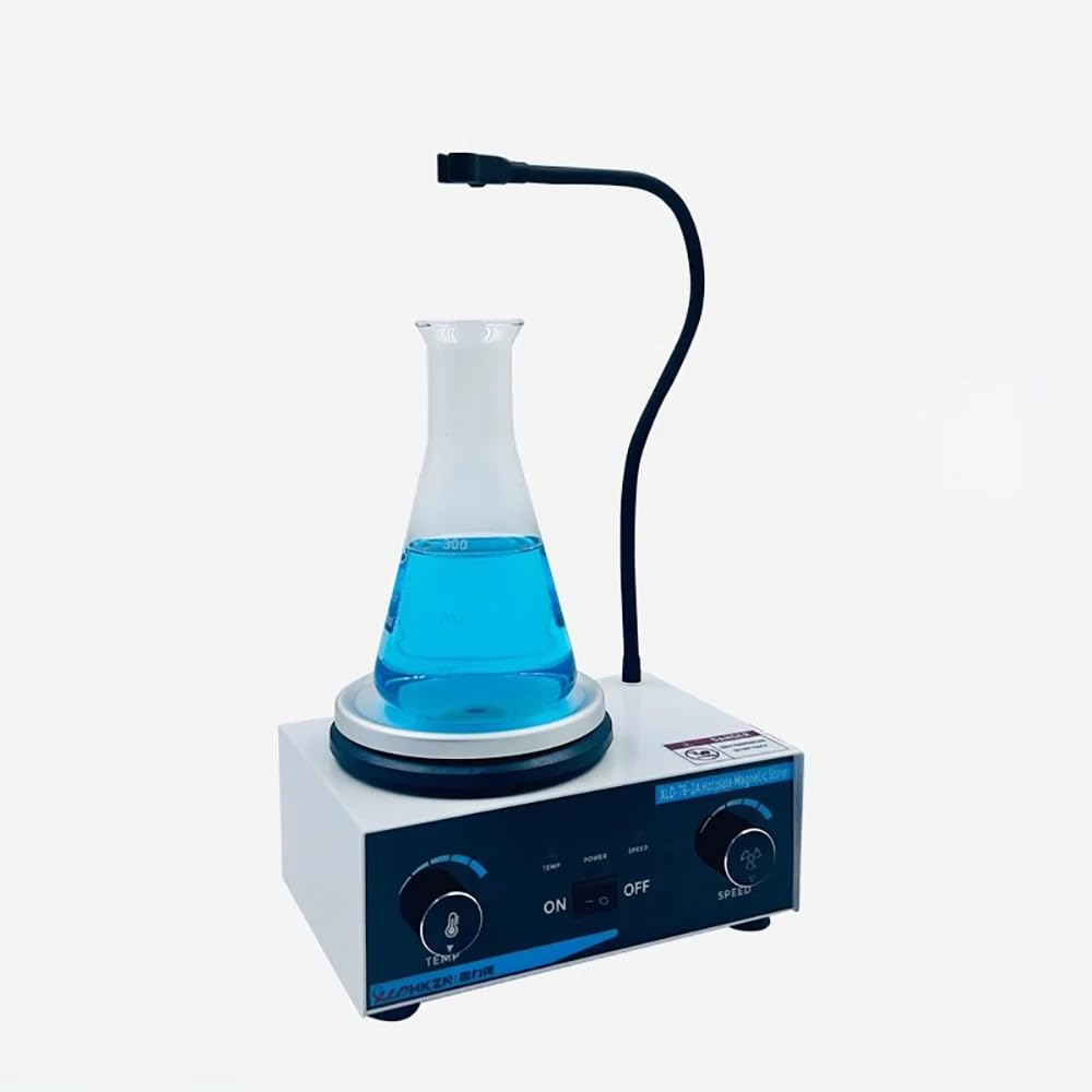 Placa Calefactora con Agitador Magnético, Placa de Agitación Magnética de Laboratorio, Placa Calefactora con Agitador Magnético de 2600 RPM como Máximo