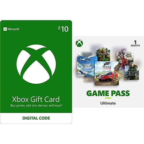 Xbox Live £10 Credit (Download Code) + Xbox Game Pass Ultimate 1 Month Membership (Download Code)