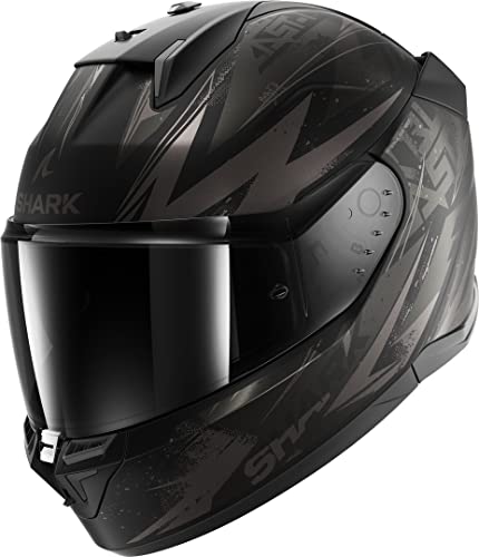 SHARK, Casco Moto Integral D-SKWAL 3 Blast-R Matt Black / Grey KAA,