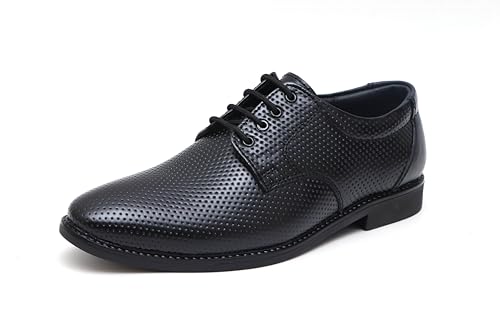 Image of ARAMISH Boy's Genuine Leather Derby Lace Up Formal Shoes