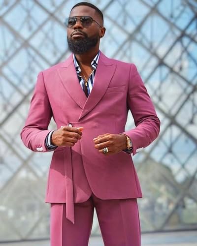 Men's Suit Slim Fit 2 Piece Suit Design Suit for Men Wedding Prom Dinner Jacket Pants Set3