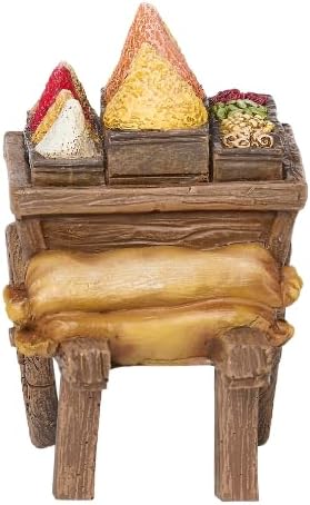 Fontanini by Roman 5" Scale Spice Cart Accessory – Hand-Painted Nativity Village Figurine