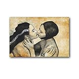 20x30 poster paper Obra de arte lista para colgar: obras de arte envueltas en galería estiradas en marco de madera seca que es estable y ligero, hay un gancho ya montado en la barra de madera para colgar fácilmente. Tus pinturas serán cuidadosamente empaquetadas en papel de burbujas y cartón. Los productos de protección pueden evitar mejor roturas.