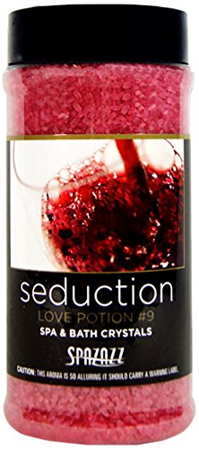 SPZ-505 Set The Mood Crystals Container Bath Minerals, 17-Ounce, Love Potion No.9 Seduction