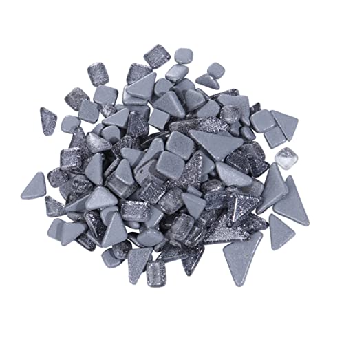 HOODANCOS Piedra de Cristal Brillante Diy 500g Mosaico Irregular para Manualidades Decoración Moderna Segura