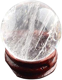 Fengshui 2"diameter Water Fall Aquarium Fountain Spinning Clear Glass Crystal Ball Replace Free Mxsabrina Red String Bracelet Y1406