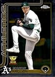 2025 Topps Chrome #142 Mason Miller Athletics MLB Baseball Base Trading Card
