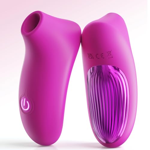 Clitoral Sucking Vibrator for Women & Couples Clit Sucker Vibrators with 10 Air-Pulse Suction & Vibration Modes Waterproof Rose Sex Toy Clitoris Nipple Oral Stimulator Adult Sex Toys & Games