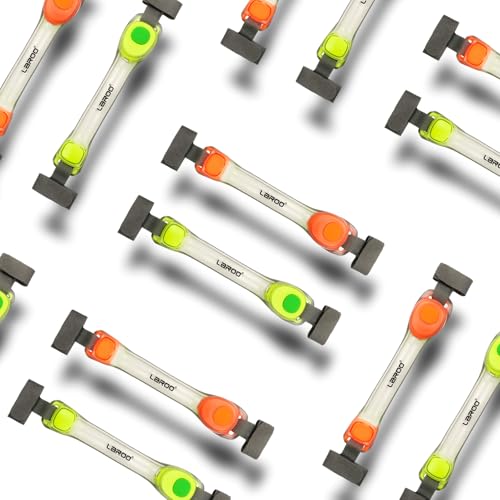 LaRoo Sicherheits LED Leuchtband für Hunde Katzen,LED Licht Blinklicht mit Klettverschluss, Einfach an Halsband Leine und Geschirr zu Befestigen, Wasserdicht Leuchtend Outdoor Sportarten (Grün)