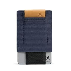 Navy with Leather Tab