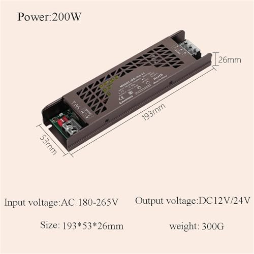 Transformateur LED 24V 200W à intensité variable pour installation haut de gamme - 2