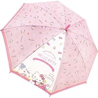 J's Planning Sanrio Long Umbrella, Hello Kitty Candy Pink, 55cm