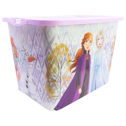 Stor Boîte de Rangement La Reine Des Neiges avec Fermeture Clic 23 Litres - Organisateur en...