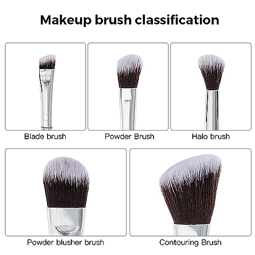 WeChip Set di 5 pennelli da trucco Stitch Lilo e