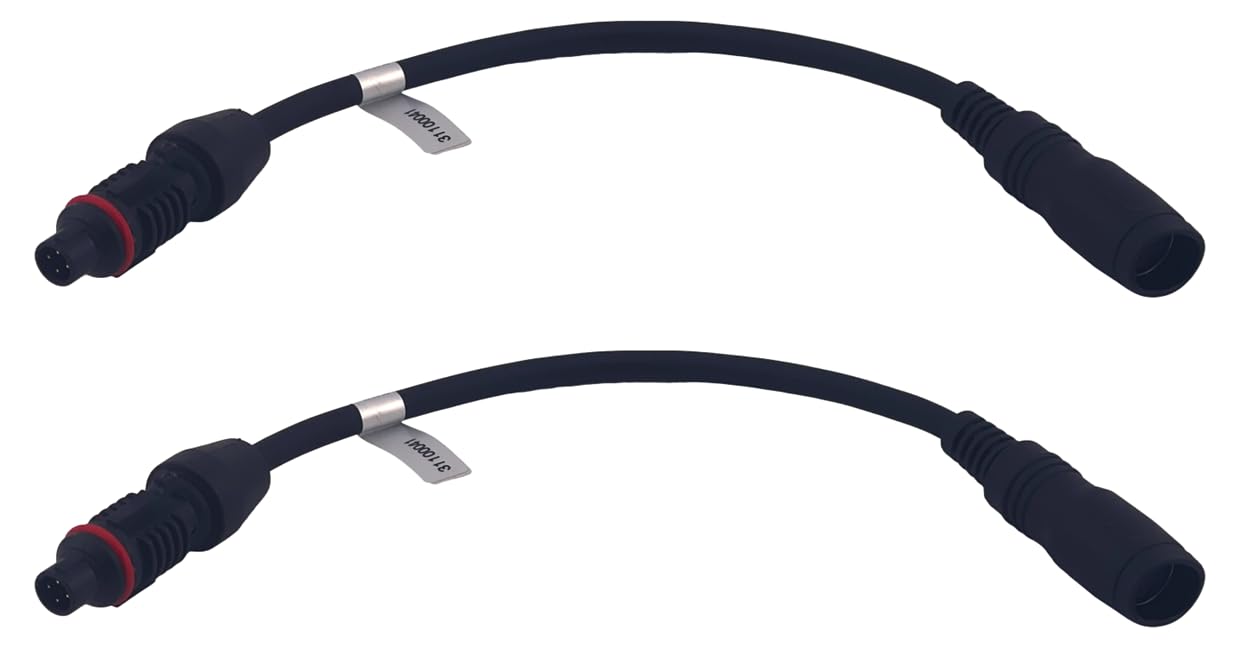 Voyager 31100041 Pack of 2 CRT to LCD Monitor Cable, Adapts an Older Weldex 5-pin Connection to a CEC Voyager Connection, Weldex 5-pin Female to