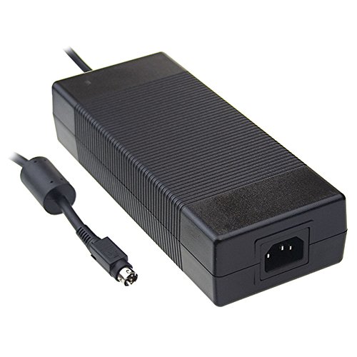 MEAN WELL GST220A12-R7B 180W 12V 15A 3-Wire AC-DC High Reliability Industrial Table Top Power Supply DIN4 Plug Level VI