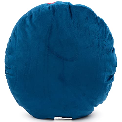 Image of Jay Franco Marvel Avengers Captain America's Shield Shaped Decorative Pillow - Kids Super Soft Throw Plush Pillow - Measures 16 Inches (Official Marvel Product)