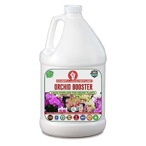 Image of Erwon Orchid Booster, Premium Essential Powerful Liquid Fertilizer for the Best Growth of Orchid Plants with Flowering Nutrients and Charged Micro-organism (1 Litre)