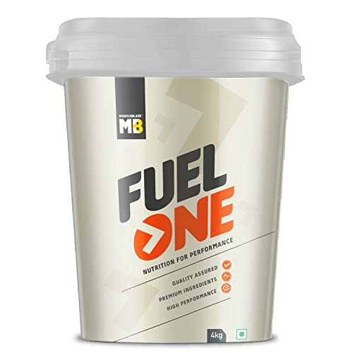 Image of MuscleBlaze Fuel One Whey Protein, 24 g Protein, 5.29 g BCAA & 4.2 g Glutamic Acid (Mango, 4 kg / 8.8 lb)
