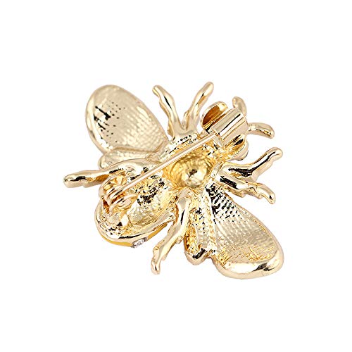Image of Crystal Bee Pearl Brooches Exquisite Insect Bee Brooches Pins for Women