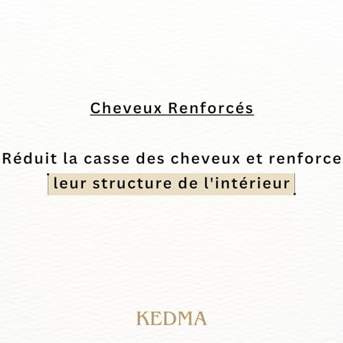 Sérum à la Kératine Kedma cheveux lissés et abîmés 150ml