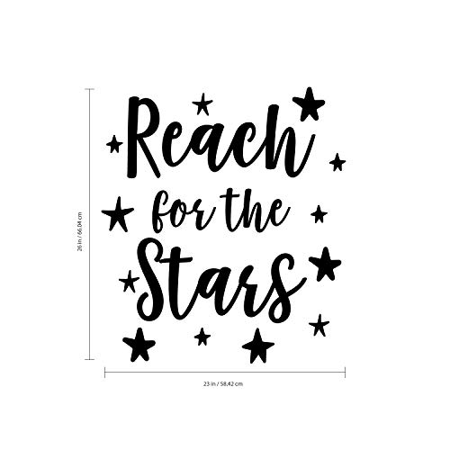 Vinilo decorativo Reach for The Stars 26" x 23" miniatura 3