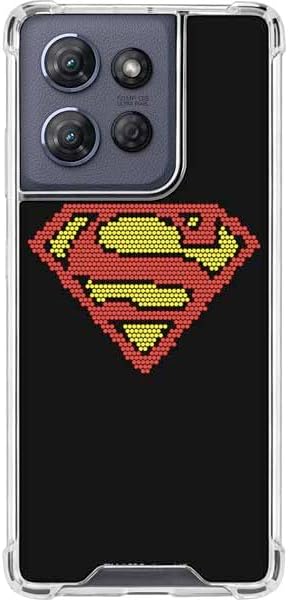 Skinit Clear Phone Case Compatible with Moto G Power 5G (2025) - Officially Licensed Superman 2025 Superman & Krypto Watch The Earth Design
