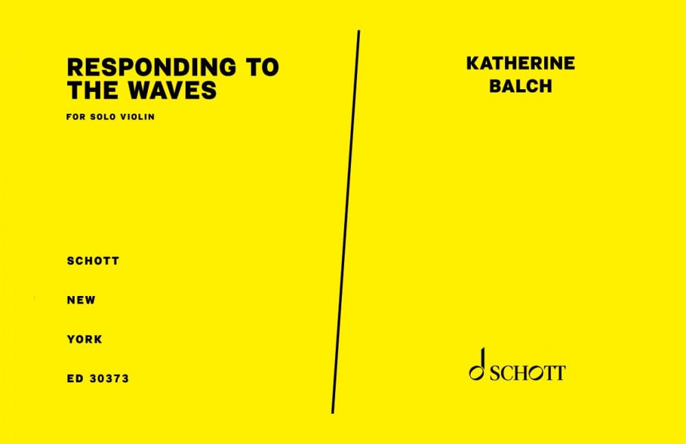 Responding to the Waves violin partition - Édition de prestige pour violoniste