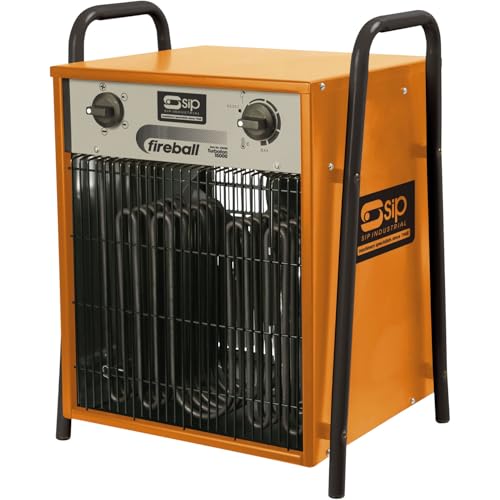 SIP FIREBALL Turbofan 15000 Electric Fan Heater, 15kW