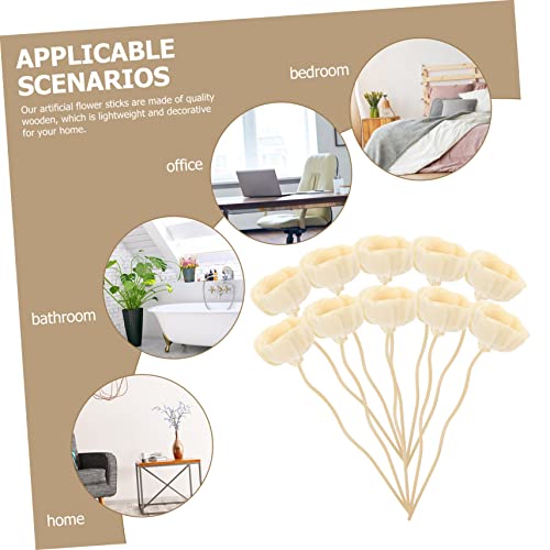 Set 5 unidades varillas difusoras flores decorativas TEHAUX miniatura 2