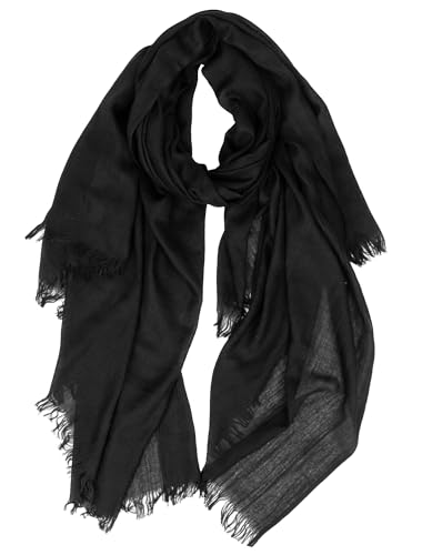 XuoAz Women Cotton Blend Scarf Lightweight Large Linen Shawl Scarves Head Scarf Summer Beach Travel Wrap