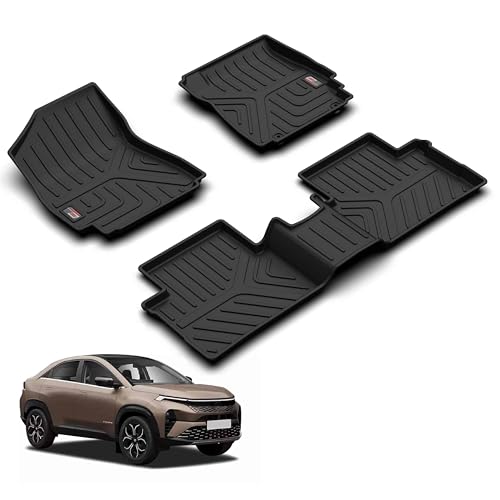 Image of GFX Car Floor Mats for TATA CURVV (2024 Onwards) Automatic | Waterproof, Anti-Slip & Durable | All-Weather Protection, Easy to Clean & Long-Lasting Foot Mats for Ultimate Interior Safety & Comfort.