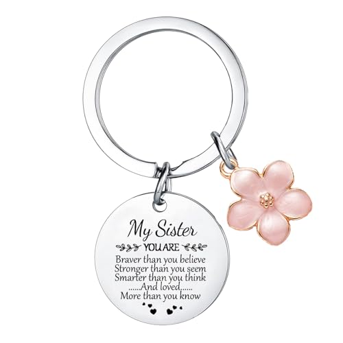 Ttrmieoy Inspirational Gift for Sisters Gifts from Sisters Gifts Motivational Present for Women Friend Besties Sister Christmas Birthday Present Inspirational Jewelry Sister Jewelry Gift