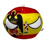 めはぐるみ ポーランドボールぬいぐるみ スペイン旧国旗 Francisco Franco regimeフランシスコフランコ政権