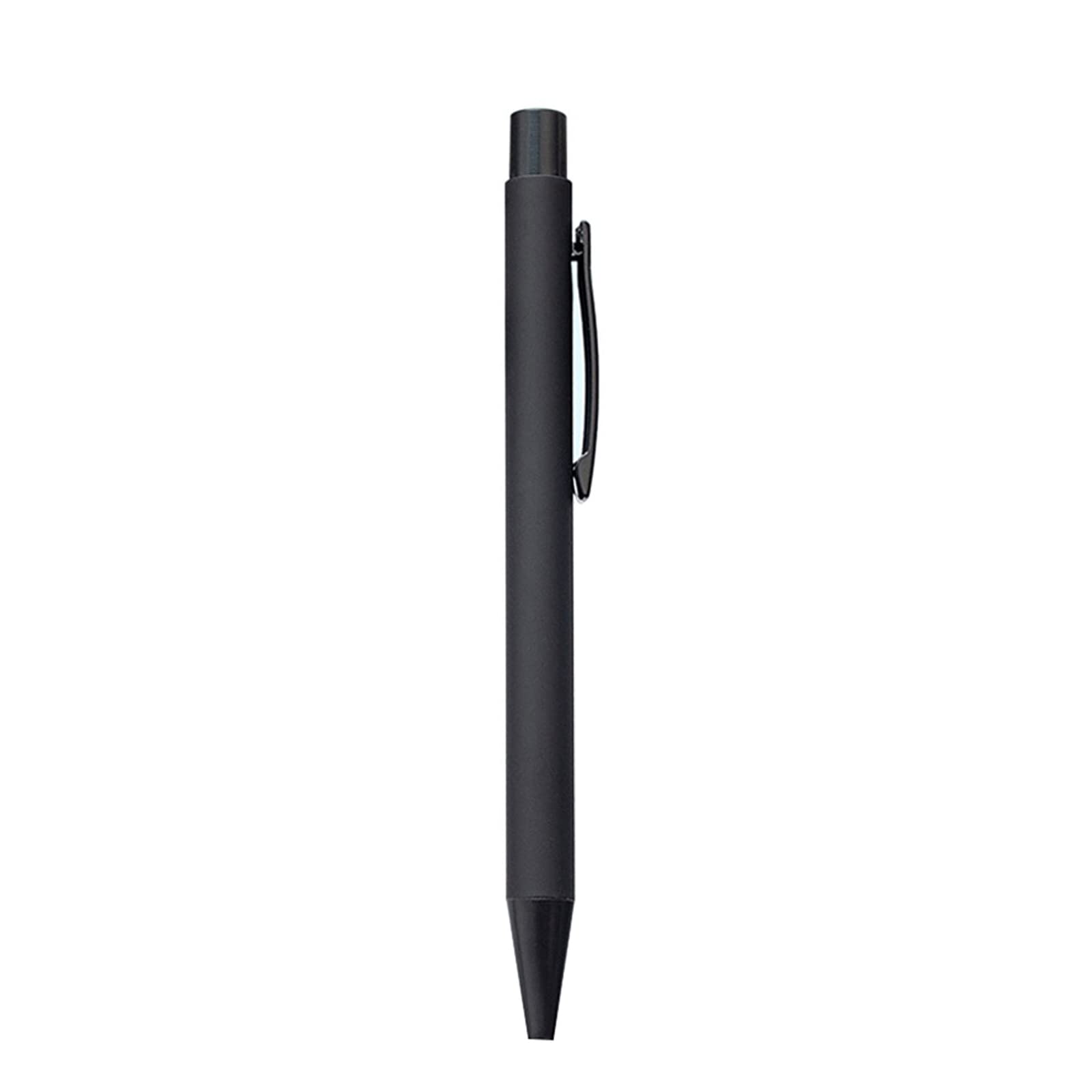 10x Retractable Ballpoint Pens Point Work Pen 1.0mm Black/Blue Metal Ballpoint Pen Comfortable Writing Pens