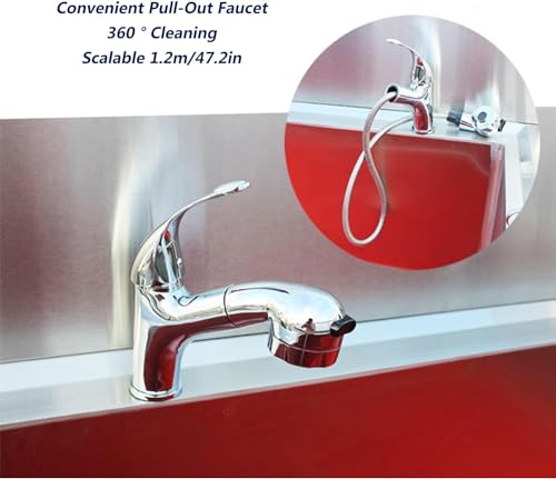 Baignoire pour chien en acier inoxydable, bassin de toilettage pour animaux de compagnie, table de bain en acier inoxydable pour grands chiens, évier de bain professionnel pour animaux de