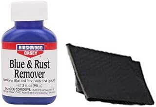 Westlake Market, Birchwood Casey Blue and Rust Remover Plus 2 Disposable Absobent Pads for Gun Restoration/Cleaning