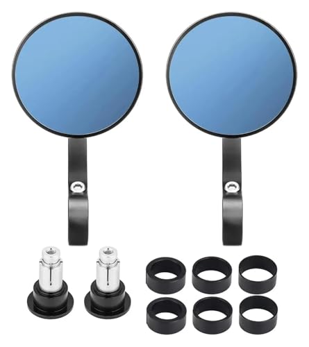Espejos retrovisores de motocicleta 7/8 22mm para Kawasaki Z750 Z800 y Suzuki V-Strom XT
