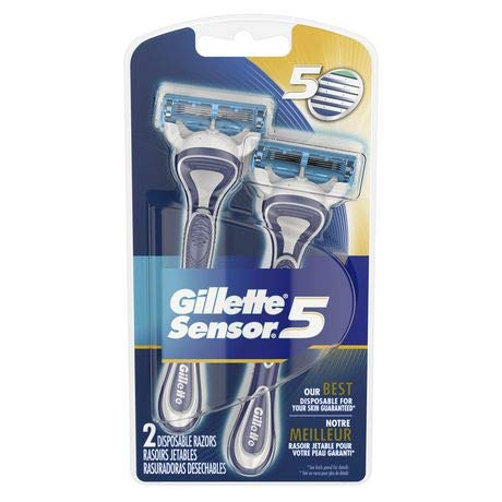 Gillette Sensor5 Mens Disposable Razors - 2ct Pack of 36