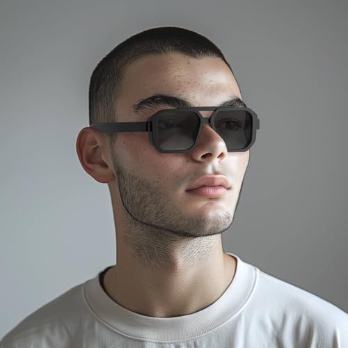 LONDON MOLE® Huntsville sunglasses | Cool square shaped glasses | Men’s Women’s Unisex | Spring hinges2