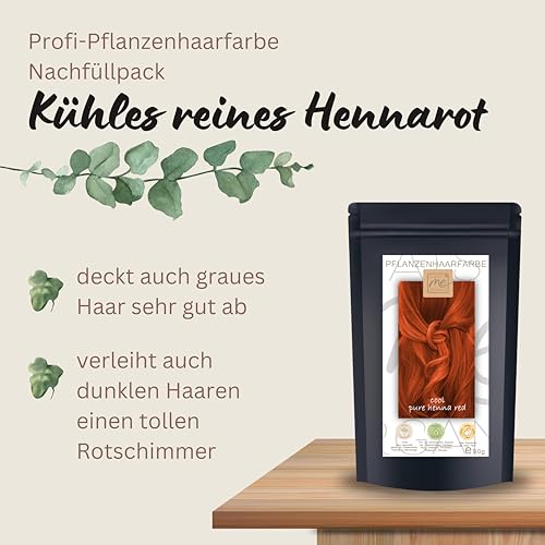 Henna-Haarfarbe Thats me Organic Profi Pflanzenhaarfarbe