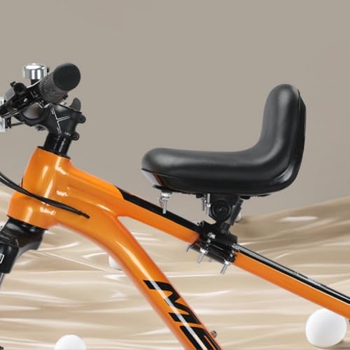Sarinyフロントマウントチャイルドバイクシート、 足置き場付きマウンテンバイク ベビーシート 、1-6歳対応/軽量 持ち易い 、折りたたみ/調節可能なフットレスト マウンテンバイク・クロスカントリーバイク対応 (ブラック,シングルシート) [並行輸入品
